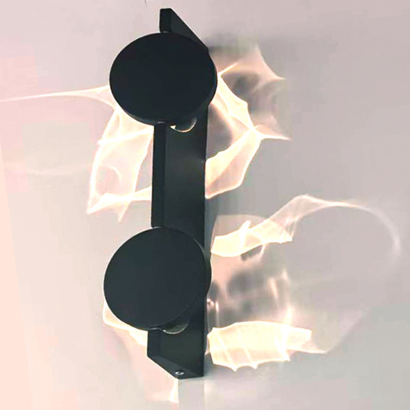 Lampara de Pared LED de Efecto Ondulado Minimalista y de Diseñador
