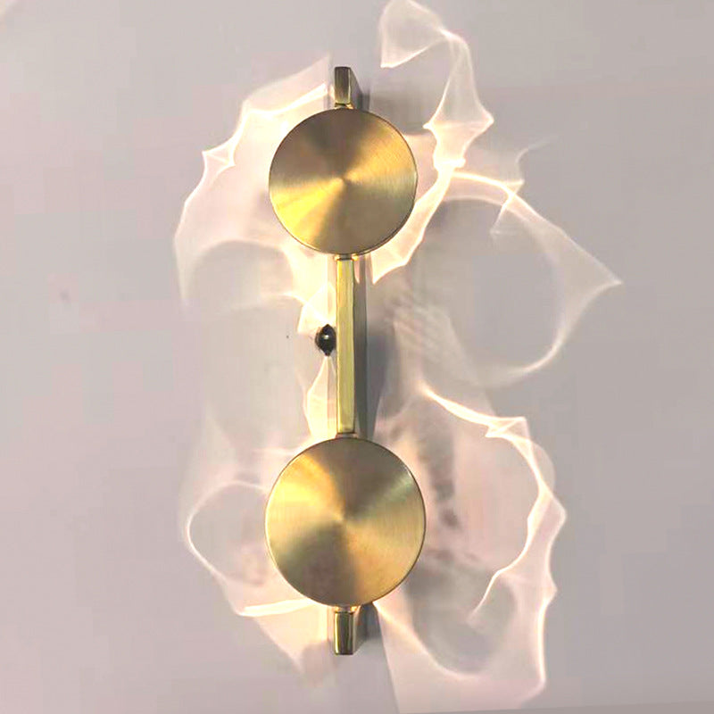 Lampara de Pared LED de Efecto Ondulado Minimalista y de Diseñador