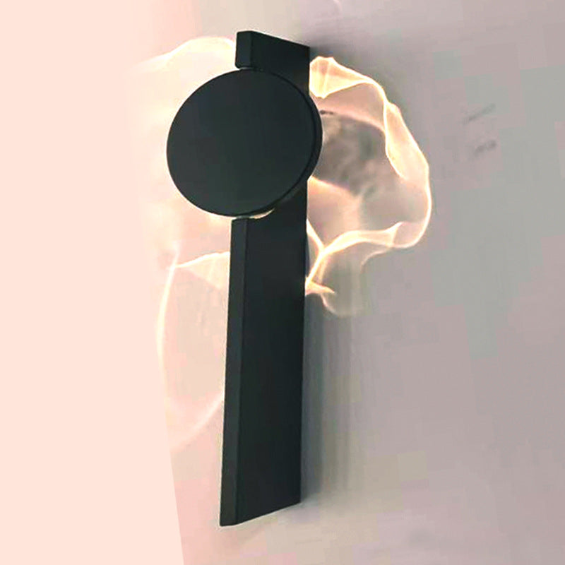 Lampara de Pared LED de Efecto Ondulado Minimalista y de Diseñador